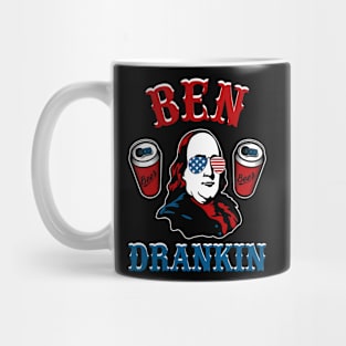 Ben Drankin Fourth of July President Mug